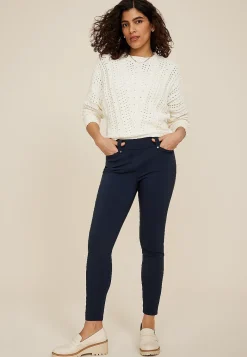 Maurices Pants-Bengaline Mid Rise Skinny Pant