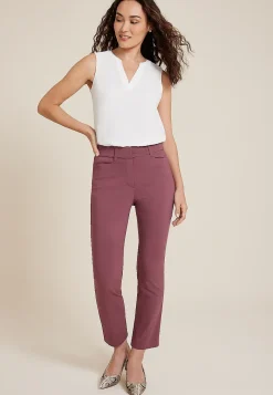 Maurices Pants-Bengaline Mid Rise Slim Straight Pant