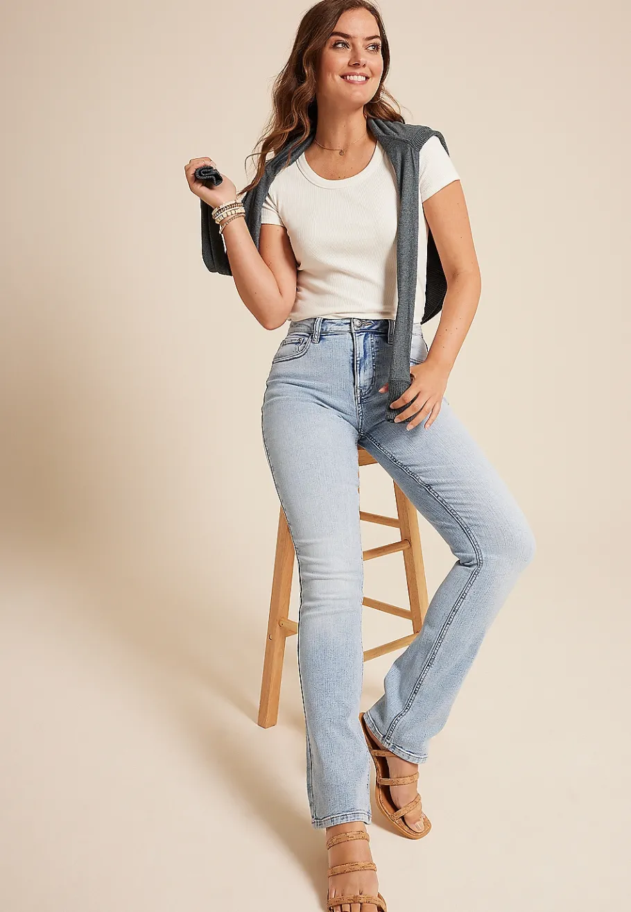 Maurices Bootcut Jeans|Bootcut Jeans-Bi Stretch High Rise Slim Boot Jean