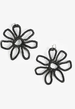 Maurices Earrings|Matching Sets-Floral Raffia Drop Earrings