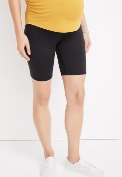 Maurices Maternity-Over The Bump Luxe Maternity Bike Short