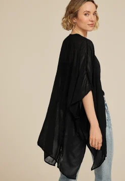 Maurices Sweaters Cardigans & Kimonos-Sheer Crinkle Kimono