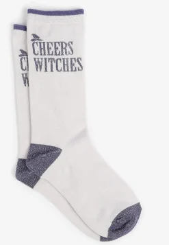 Maurices Socks & Tights-Cheers Witches Metallic Crew Socks