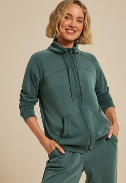 Maurices Sweatshirts-Cloud Scuba Knit Full Zip Sweatshirt