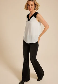 Maurices Tanks & Camis-Colorblock V Neck Tank Top