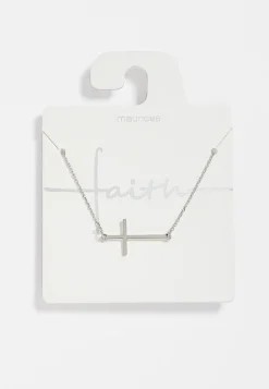 Maurices Necklaces-Dainty Side Cross Necklace