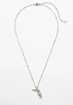 Maurices Necklaces-Dainty Silver State Necklace