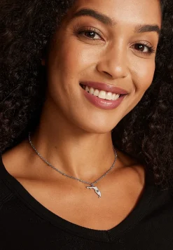 Maurices Necklaces-Dainty Silver State Necklace
