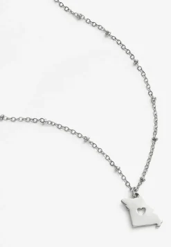 Maurices Necklaces-Dainty Silver State Necklace