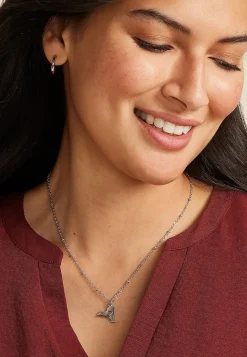Maurices Necklaces-Dainty Silver State Necklace