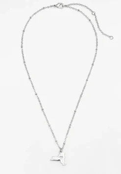 Maurices Necklaces-Dainty Silver State Necklace