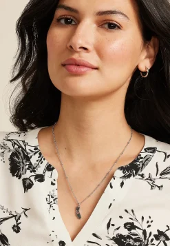 Maurices Necklaces-Dainty Silver State Necklace