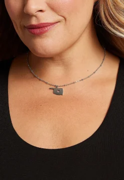 Maurices Necklaces-Dainty Silver State Necklace