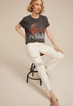 Maurices Tees|Graphics-Def Leppard Oversized Fit Graphic Tee