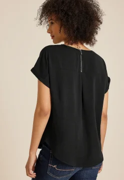Maurices Shirts & Blouses-Delton Zipper Back Blouse