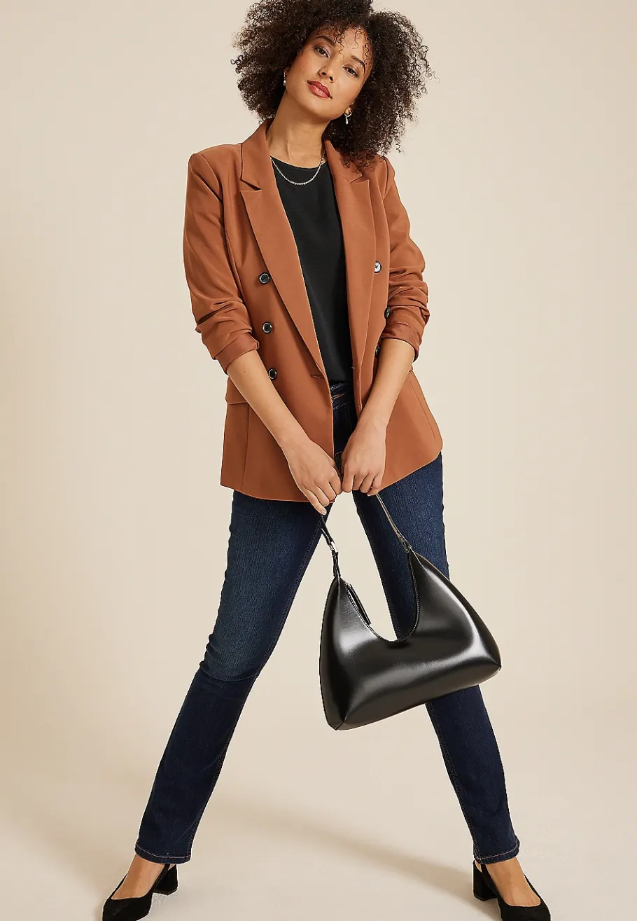 Maurices Shirts & Blouses-Delton Zipper Back Blouse