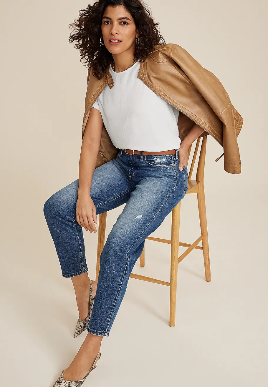 Maurices Shirts & Blouses-Delton Zipper Back Blouse
