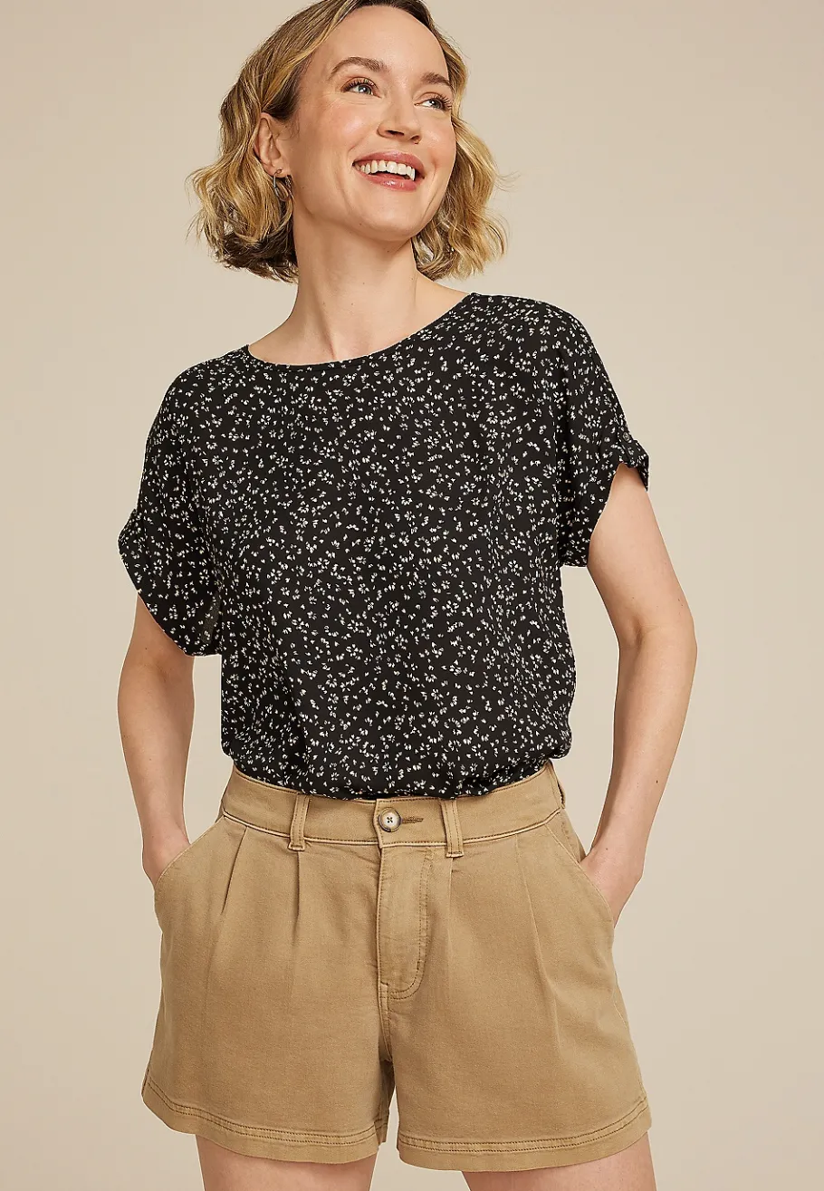 Maurices Shirts & Blouses-Delton Zipper Back Blouse