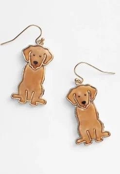 Maurices Earrings-Dog Drop Earrings