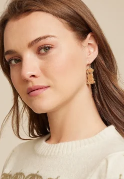 Maurices Earrings-Dog Drop Earrings