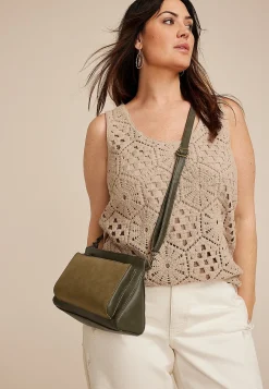 Maurices Bags-Double Compartment Crossbody Bag