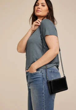Maurices Bags-Double Pocket Crossbody Bag