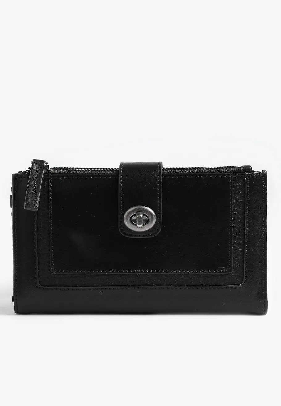 Maurices Bags-Double Zipper Oversized Wristlet Wallet