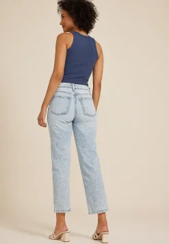 Maurices Straight Jeans|Ankle Jeans-edgely™ Light High Rise Relaxed Straight Ankle Jean