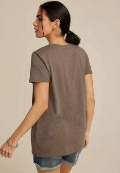 Maurices Tees|Graphics-Embroidered Bloom Where You Are Planted Classic Fit Graphic Tee