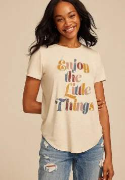 Maurices Tees|Graphics-Enjoy The Little Things Classic Fit Graphic Tee