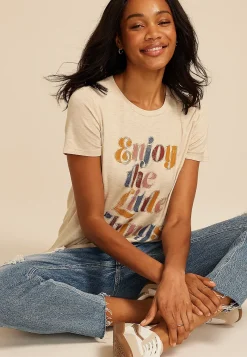 Maurices Tees|Graphics-Enjoy The Little Things Classic Fit Graphic Tee
