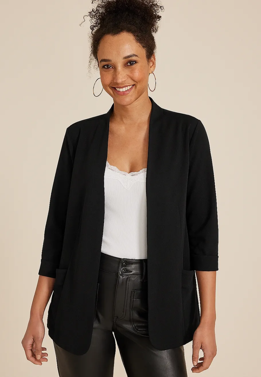 Maurices Blazers-Ever Go Curve Hem Blazer