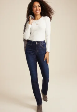 Maurices Bootcut Jeans|Bootcut Jeans-Everflex™ No Gap High Rise Slim Boot Jean
