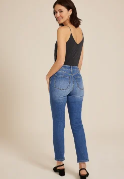 Maurices Straight Jeans|Ankle Jeans-Everflex™ Seamed High Rise Slim Straight Jean