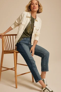 Maurices Tees|Graphics-Fall Gold Foiled Heart Classic Fit Graphic Tee