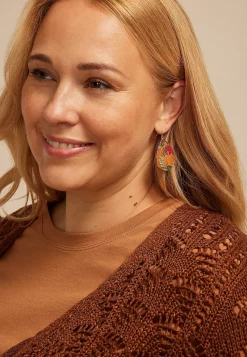 Maurices Earrings-Fall Pumpkin Teardrop Earrings