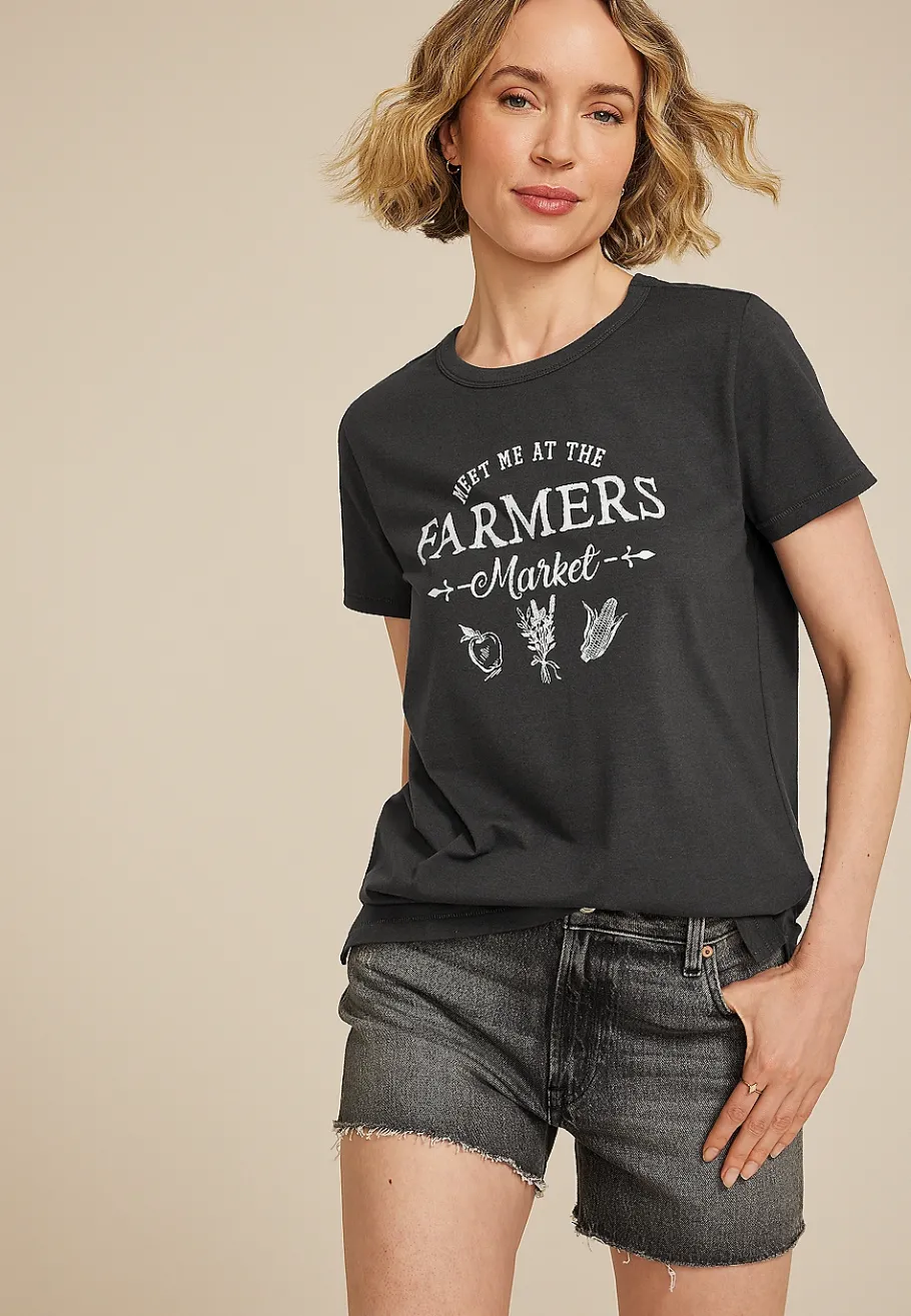 Maurices Tees|Graphics-Farmers Market Classic Fit Graphic Tee