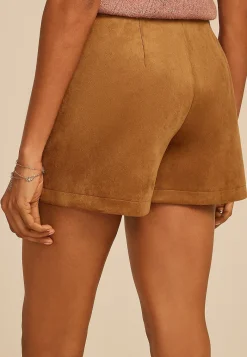 Maurices Skirts-Faux Suede Mini Wrap Skort