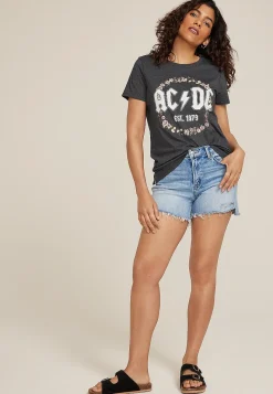Maurices Tees|Graphics-Floral ACDC Classic Fit Graphic Tee