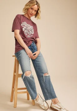 Maurices Tees|Graphics-Floral Aerosmith Oversized Fit Graphic Tee