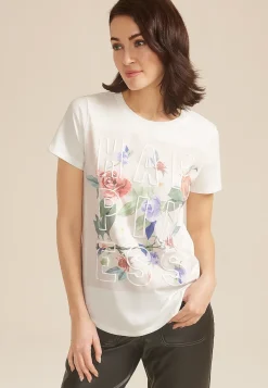 Maurices Tees|Graphics-Floral Happiness Classic Fit Graphic Tee
