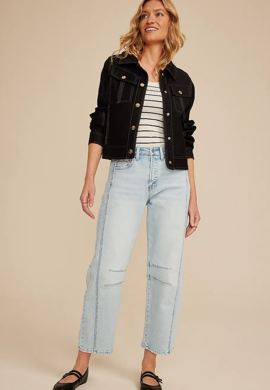 BOY Maurices Boyfriend Jeans|Boyfriend Jeans-Flying Monkey™ High Rise Barrel Jean