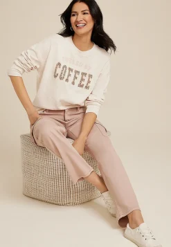 Maurices Sweatshirts|Graphics-Fueled By Coffee Relaxed Fit Sweatshirt