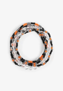 Maurices Bracelets & Anklets-Game Day Black And Orange Stretch Bracelet Set