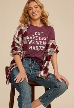 Maurices Tees|Graphics-Game Day Classic Fit Graphic Tee