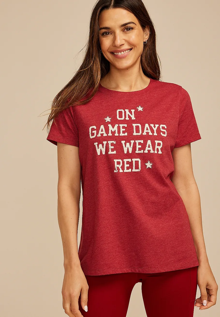Maurices Tees|Graphics-Game Day Classic Fit Graphic Tee