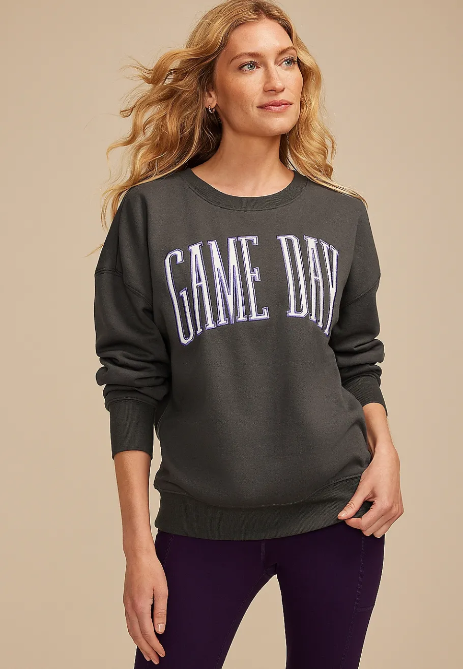 Maurices Sweatshirts|Graphics-Game Day Relaxed Fit Sweatshirt