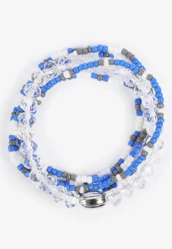 Maurices Bracelets & Anklets-Game Day Royal Blue And White Stretch Bracelet Set