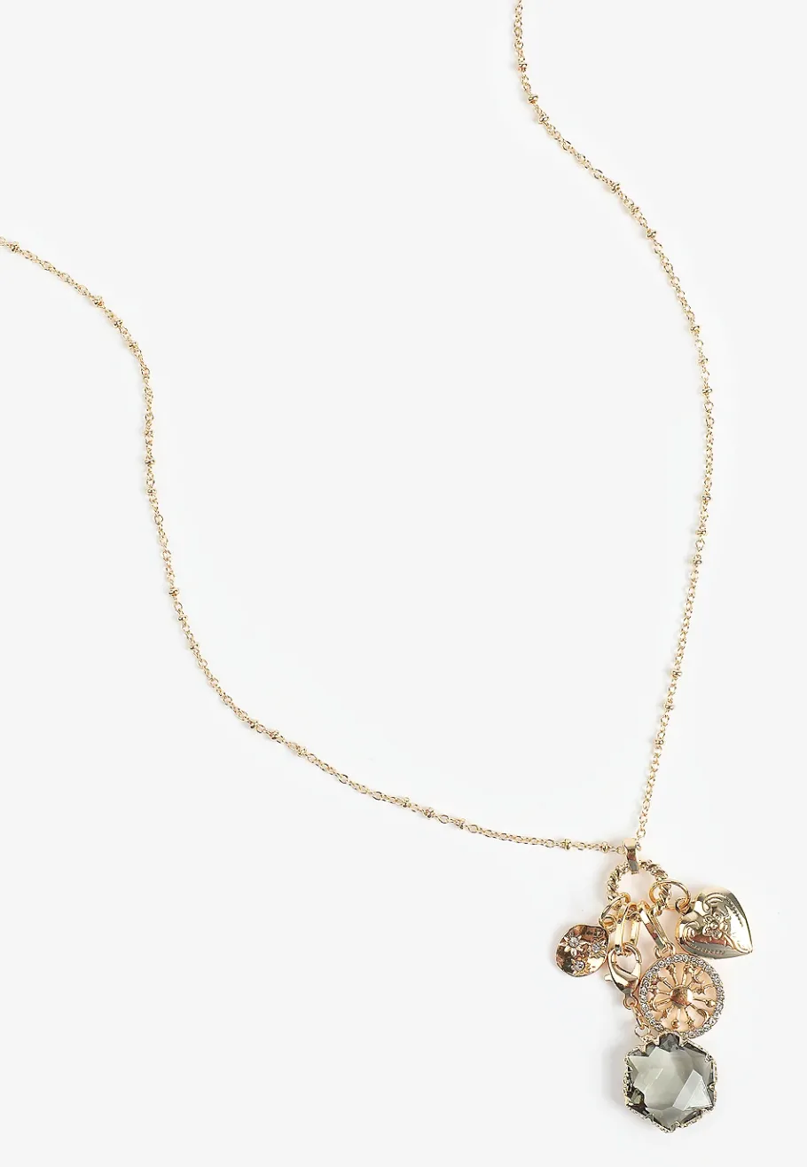 Maurices Necklaces-Charm Cluster Necklace
