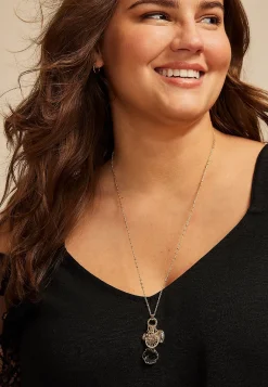 Maurices Necklaces-Charm Cluster Necklace